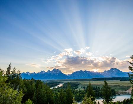 Teton Range in Summer